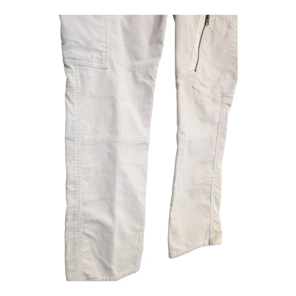 Lauren Ralph Lauren Corduroy Cargo Pants Beige Cream Utility